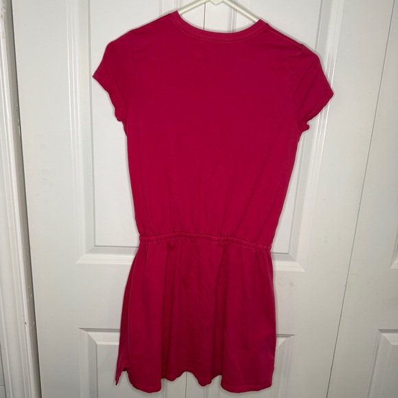 Polo Ralph Lauren Girls Large 10/12 Logo Floral Cotton Jersey T-shirt Pink Dress - Picture 4 of 9